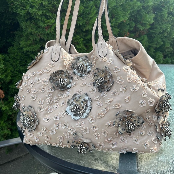 Valentino Metallic Gray Handbag - Picture 6 of 16